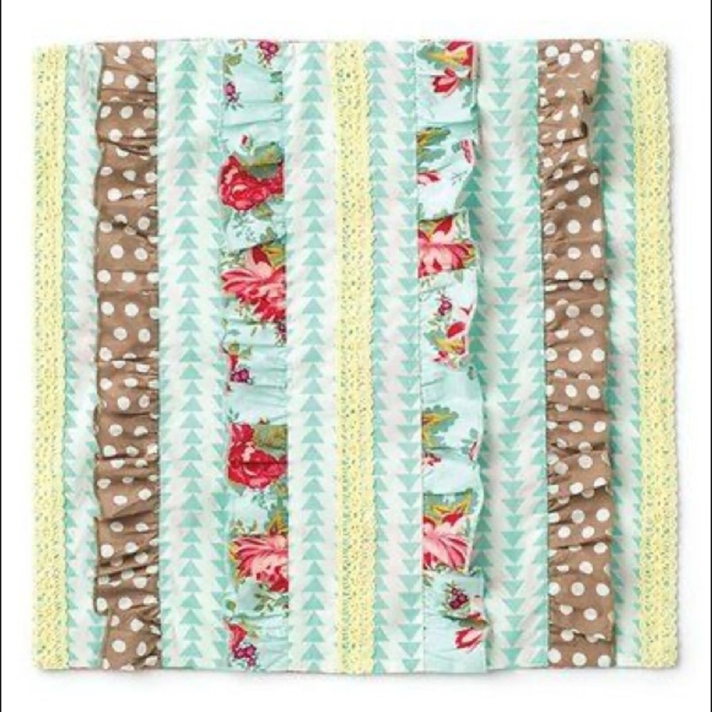2pc Matilda Jane Mint & Brown Sleep in Pillow Sham